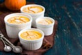 Sweet pumpkin souffle