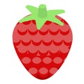 Sweet raspberry icon, isometric style