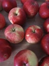 Sweet red apples & x28;autumn harvest& x29; Royalty Free Stock Photo