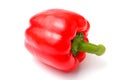 Sweet red bell pepper close up on a white background, isolate Royalty Free Stock Photo