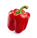 Sweet Red Pepper on White