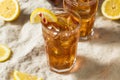 Sweet Refreshing Cold Iced Tea Royalty Free Stock Photo