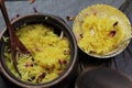 Sweet Rice or Zarda Pulao Royalty Free Stock Photo