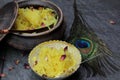 Sweet Rice or Zarda Pulao Royalty Free Stock Photo