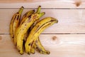 Sweet ripe grill plantain bananas