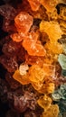 Sweet Rock Candy Vertical Background.