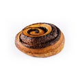 Sweet roll poppy seed buns isolated Royalty Free Stock Photo