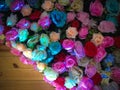 Sladký růže svatba květiny dekorace na stěna z svatba fáze na obec 