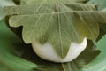 Sweet Sakura Mochi donuts wrapped in leaves