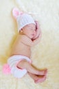 Sweet sleeping newborn Royalty Free Stock Photo