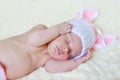 Sweet sleeping newborn Royalty Free Stock Photo