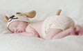 Sweet sleeping newborn Royalty Free Stock Photo