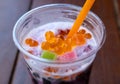 Sweet soda smoothie with jelly Royalty Free Stock Photo