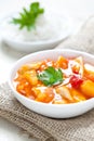 Sweet sour chicken Royalty Free Stock Photo