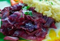 Sweet, Sour Red Cabbage Royalty Free Stock Photo