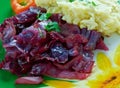 Sweet, Sour Red Cabbage Royalty Free Stock Photo