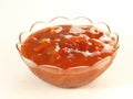 Sweet and sour sauce, isolated Royalty Free Stock Photo