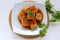 Sweet and sour tofu.