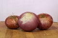sweet southern-grown onions Royalty Free Stock Photo
