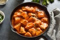 Sweet and spicy chicken meat with sauce Royalty Free Stock Photo