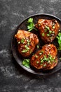 Sweet and spicy honey grilled chicken thighs