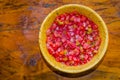 Sweet spicy watermelon salsa Royalty Free Stock Photo