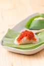 Sweet sticky rice with Shrimp Royalty Free Stock Photo