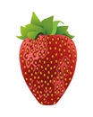 Sweet strawberry delicious isolated icon