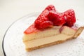Sweet strawberry tart cake Royalty Free Stock Photo