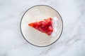 Sweet strawberry tart cake Royalty Free Stock Photo