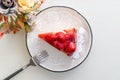 Sweet strawberry tart cake Royalty Free Stock Photo