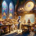 Sweet Symphony: AI-Generated Unicorn Bakers Craft Delights in Bakery Haven