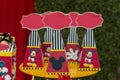 Sweet table decoration in children`s party with Mickey Mouse theme