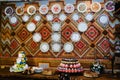 Sweet table. A plates of cakes and muffins. Table with sweets, candy, buffet. Dessert, goodies. Close up. party, decorated in Royalty Free Stock Photo