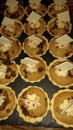 Peanut butter tartlets Royalty Free Stock Photo