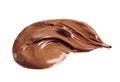 Sweet tasty chocolate cream isolated