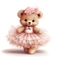 Sweet teddy ballerina graphics