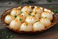 Sweet temptation Indian dumpling dessert, an irresistible fusion of flavors