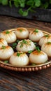 Sweet temptation Indian dumpling dessert, an irresistible fusion of flavors