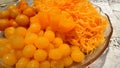 Foy Tong and Tong Yod , Thai dessert made from egg yolks in syrup