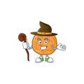 Sweet and tricky Witch molasses cookies cartoon character