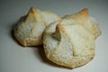 Sweet trio of tea cookies Royalty Free Stock Photo