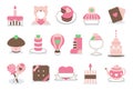 Sweet Valentine love icons