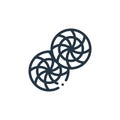 sweet vector icon. sweet editable stroke. sweet linear symbol for use on web and mobile apps, logo, print media. Thin line