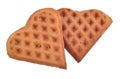 Sweet waffles Royalty Free Stock Photo