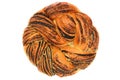 Sweet wreath bread isolated image