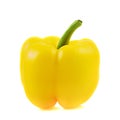 Sweet yellow bell pepper isolated Royalty Free Stock Photo
