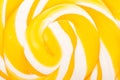 Sweet Yellow Spiral Lollipop