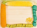 Sweetcorn ears Royalty Free Stock Photo