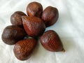 The sweetes taste of salak or salacca